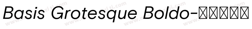 Basis Grotesque Boldo字体转换